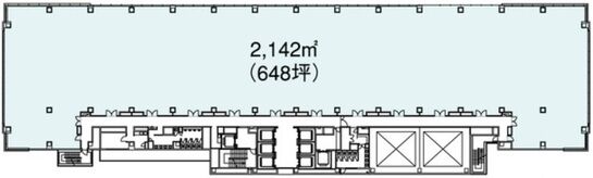 晴海センタービル 5階 平面図