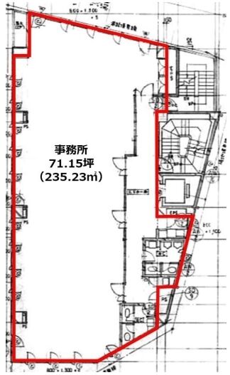 大和代々木ビル 3階 平面図