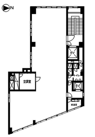 タツミビル 4階 平面図