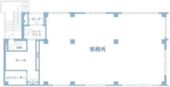 日栄ビル（目黒区）  1階 平面図