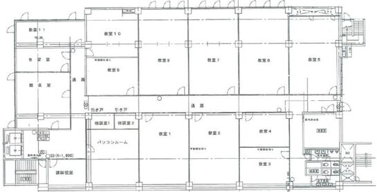 サン・ソウゴ池袋ビル 3階 平面図
