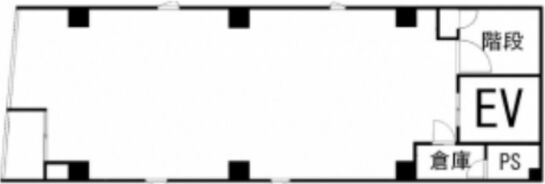 J-Grace新宿（旧：（仮称）ルーフ新宿ビル） 7階 平面図