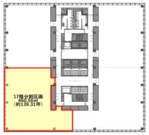 東京サンケイビル 17階 平面図