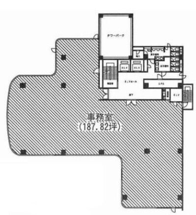 TEビル 6階 平面図
