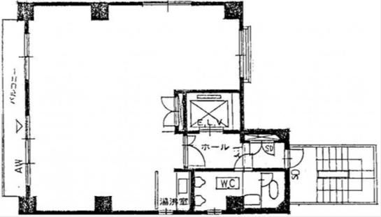 玉家ビル 6階 平面図