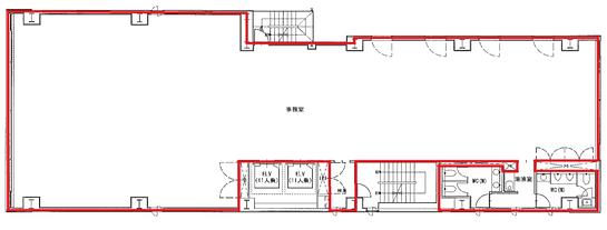KDX新日本橋駅前ビル 5階 平面図