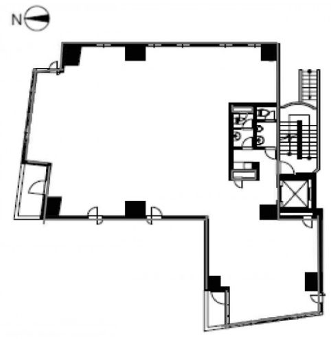 US半蔵門ビル 6階601 平面図