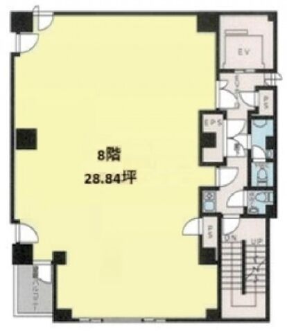 新橋赤レンガ通りビル 8階 平面図