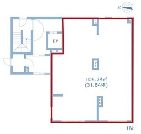 マグノリア三軒茶屋 1階 平面図