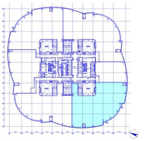 六本木ヒルズ森タワー 20階 平面図