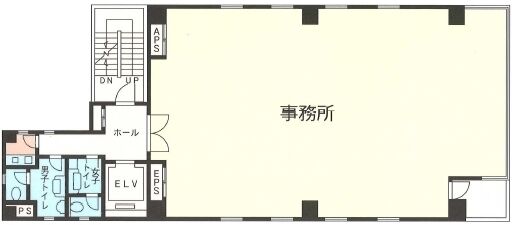 日本橋山大ビル 3階 平面図