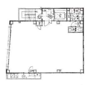 品川偕成ビル 3階 平面図