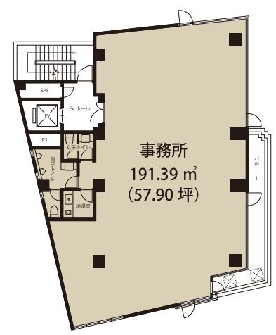 恵比寿STビル 2階 平面図