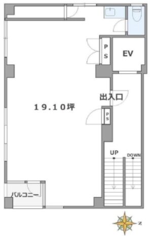 エスティビル小石川 7階701 平面図