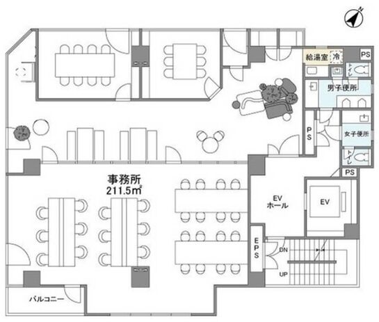 ザ・パークレックス新川 7階701 平面図
