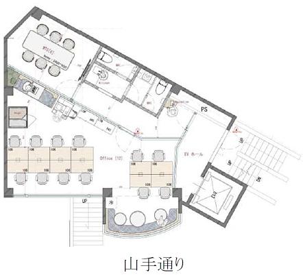 青葉台四丁目ビル 1階 平面図