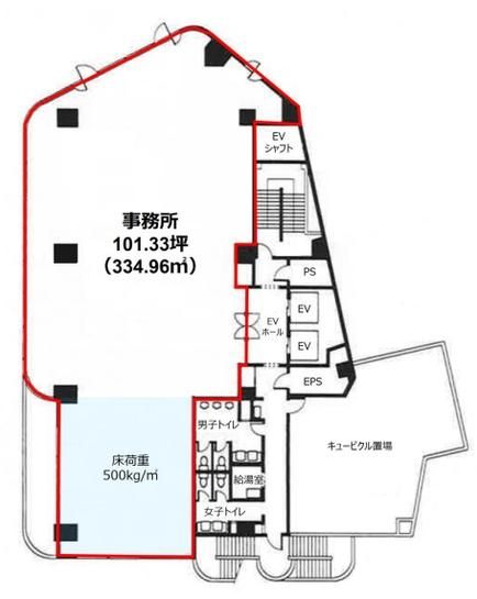アレトゥーサ渋谷 7階 平面図
