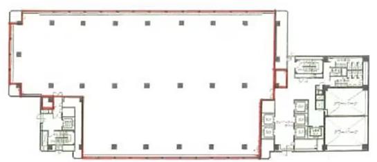 西新橋1丁目ビル 8階 平面図