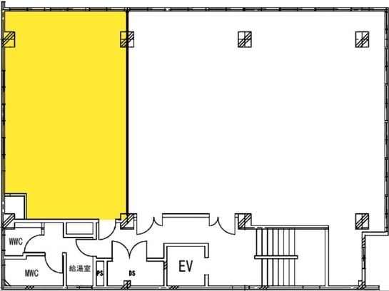 第1東ビル（第一東ビル） 4階403 平面図