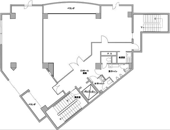 株式会社ダイトーコーポレーション本社ビル別館（ダイトー本社ビル別館） 6階B 平面図