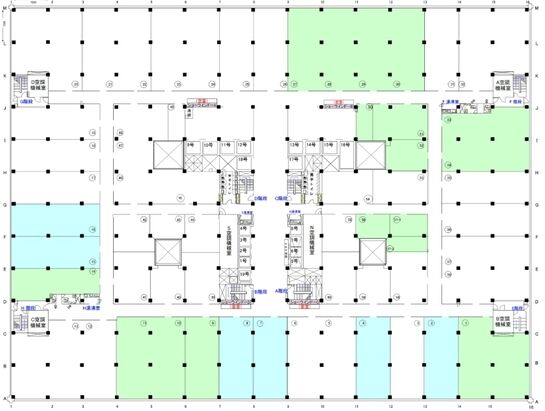 TOCビル 10階41 平面図