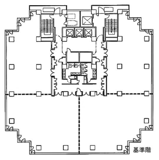 勝どきサンスクェア（勝どきサンスクエア） 3階 平面図
