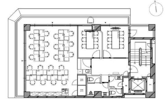 ARZ芝大門（芝大門PJ、旧：芝大門エフビル） 4階 平面図