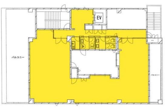 御茶ノ水駅前ビル（旧：ユニゾ御茶ノ水ビル） 6階 平面図
