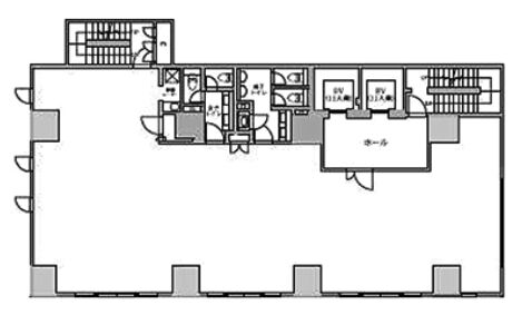 タスク新御徒町 3階 平面図