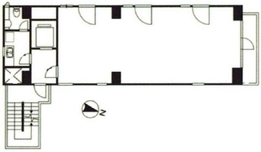 南信堂ビル 6階 平面図