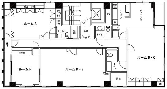 内幸町1ビル 9階 平面図