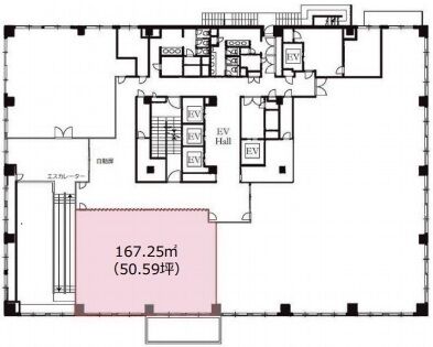 神谷町プライムプレイス 2階 平面図
