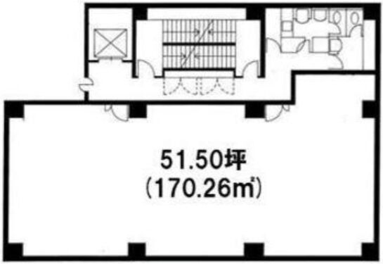 日産ビルディング 6階 平面図
