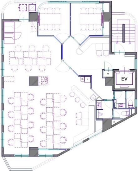 NOVEL WORK Otsuka（旧：（仮称）南大塚三丁目ビルPJ） 3階 平面図