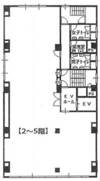 日工薬会館ビル 2階 平面図
