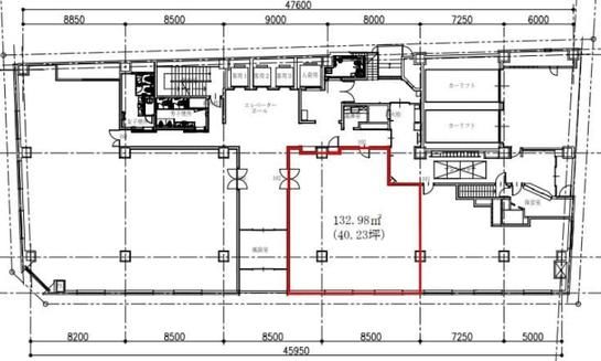 内幸町ダイビル 1階 平面図