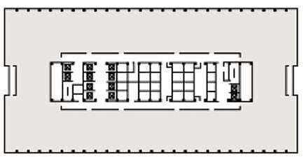 霞が関ビルディング 6階602 平面図